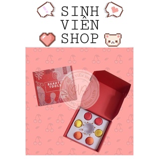 Hộp quà tặng 6 mút và giá đỡ Share Beauty Tools Gift Set cho các dịp sinh nhật, Giáng Sinh,...
