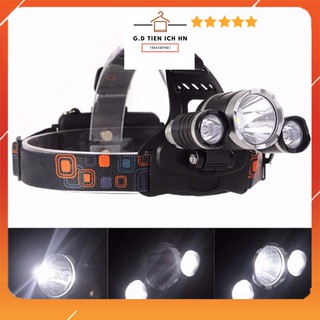 Đèn pin đội đầu siêu sáng 3 bóng LED