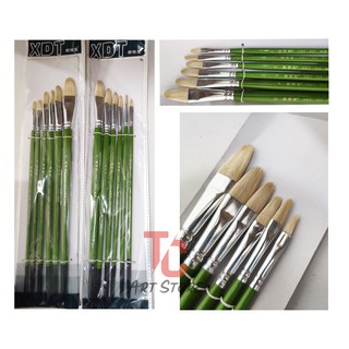 Cọ vẽ sơn dầu X.D.T 515 (bộ 6 cây)