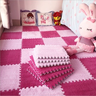 (Xả kho) Thảm xốp Ghép Mặt Lông mềm mượt kích thước 30x30x1 cm