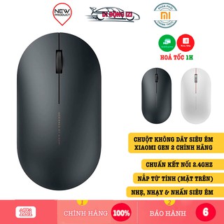 Chuột Không Dây Xiaomi Gen 2 Cho Laptop, PC - Thiết Kế Siêu Êm, Không Sáng Đèn, Pin 12 Tháng [CHÍNH HÃNG]