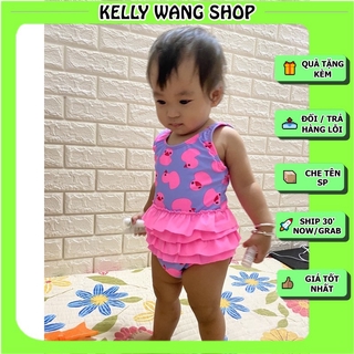 Đồ bơi bé gái 7-12 kg ( có cột tóc) - Hàng loại 1