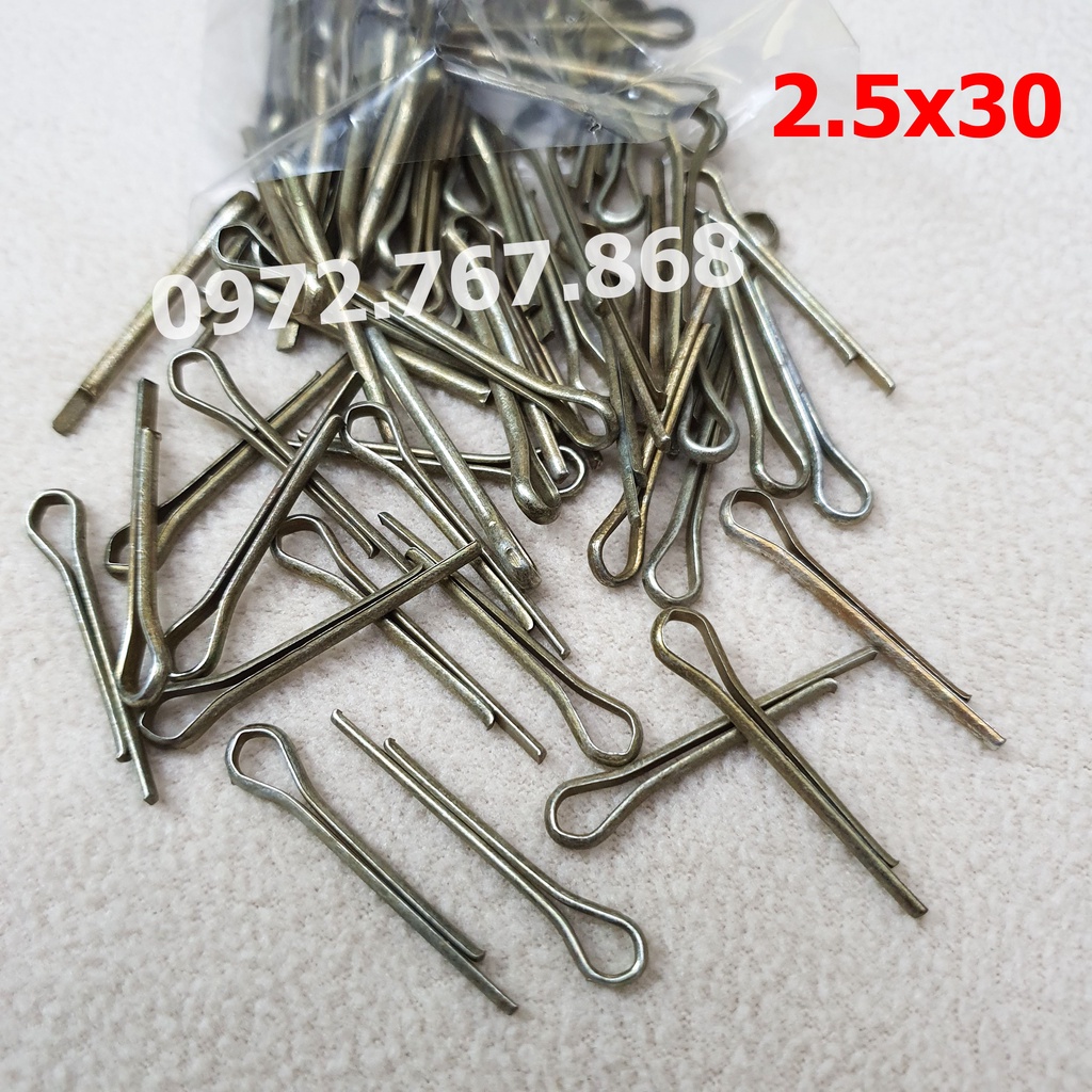 Chốt chẻ 2.5x30mm (gói 100 cái)