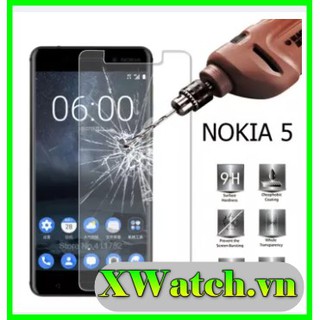 Kính cường lực Nokia 5 trong suốt  ( tặng keo chống hở mép )