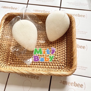 Bông tắm hữu cơ Meebee cao cấp an toàn cho bé