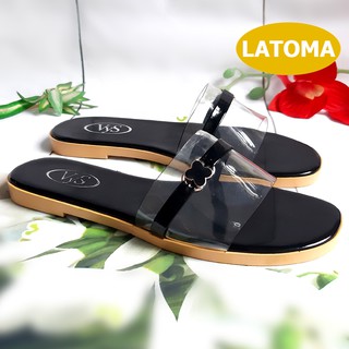 Dép nữ quai ngang khóa thời trang cao cấp Latoma TA3681 [Nhiều Màu]