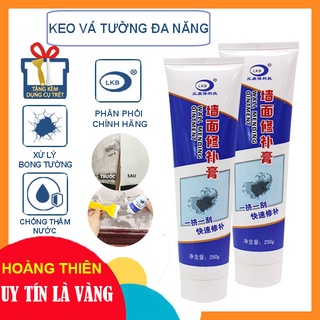 [SỈ SỐ LƯỢNG] Bộ 5 Lọ Keo Vá Tường Chống Thấm LKB 250gr - Trám Trét Vết Nứt Khe Hở Tường - Chống Mốc Ẩm Làm Sạch Tường