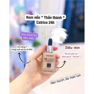 Kem nền CATRICE HD 24h - Cứu Tinh Cho Mùa Hè