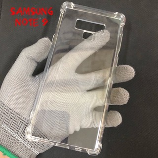 Ốp Lưng Samsung Note 9 Dẻo Trong Suốt Chống Sốc Có Gù Bảo Vệ 4 Gốc