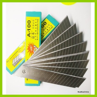 Bộ 10 Lưỡi Dao Rọc Giấy A-100