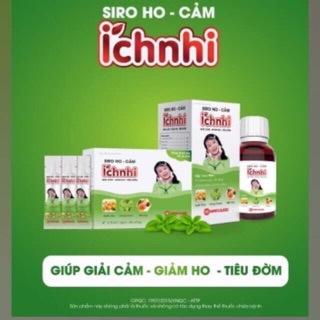 Siro ho cảm Ích Nhi cho trẻ từ 0-12 tuổi