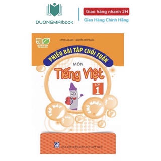 Sách Phiếu bài tập cuối tuần môn tiếng việt lớp 1 (kết nối tri thức)