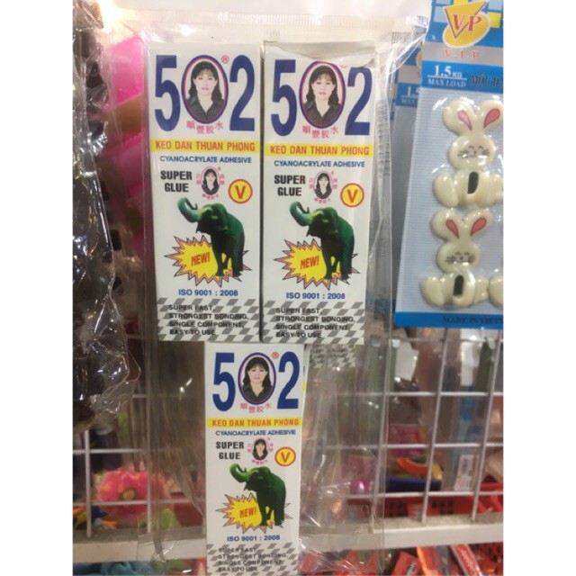 3 LỌ KEO 502