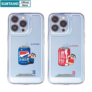 Ốp lưng iphone Ốp điện thoại Suntaiho TPU hình chai nước ngọt thích hợp cho iPhone 11 Pro 13Pro Max 12 Pro Max Xs Max Xs XR 7 8 Plus