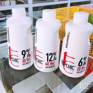 DUNG MÔI PHA MÀU NHUỘM OXY GOLDWELL TOPCHIC (3%,6%,9%,12%)