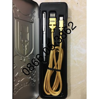 Cáp sạc iPhone / iPad tặng kèm bút ký doanh nhân và hộp đựng trị giá 100k - PUKISHOP