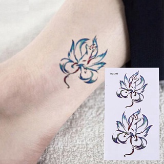 Hình Xăm Dán Tạm Thời Truyền Thuyết Hoa Bỉ Ngạn Chống Thấm Nước Hình Cáo Độc Đáo