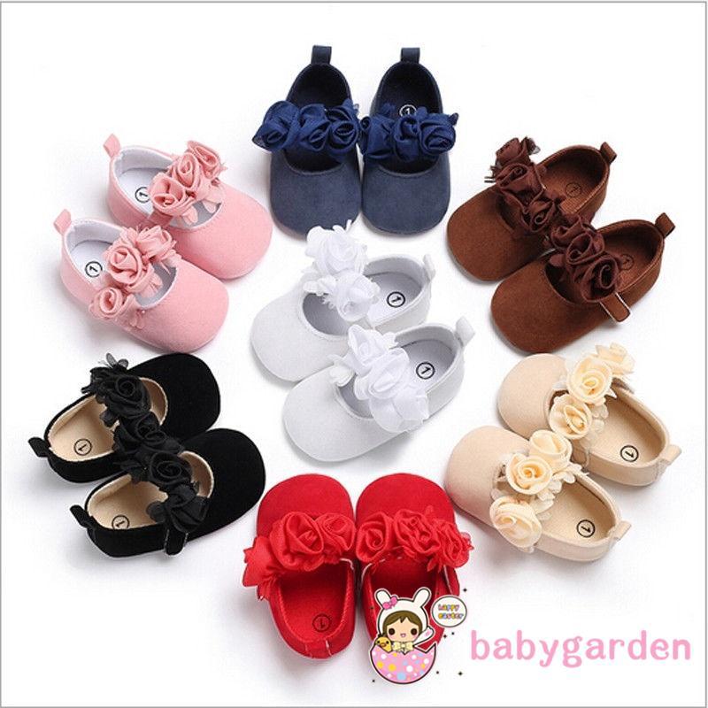 Giày Tập Đi Chống Trượt Thiết Kế Xinh Xắn Dành Cho Bé Gái