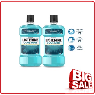 Nước Súc Miệng Diệt Khuẩn Giữ Hơi Thở Thơm Mát LISTERINE COOL MINT