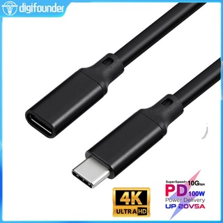 Dây Cáp Mở Rộng 100w Pd 5a Usb3.1 Type-C 4k Vn 60hz Usb-C Gen 2 10gbps