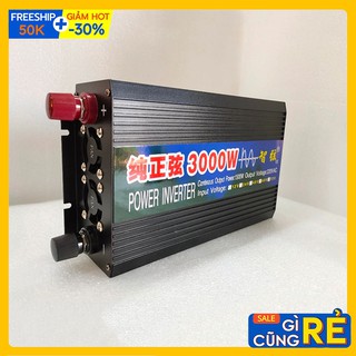 Máy đổi nguồn điện Sóng sin chuẩn 3000W Từ 24V sang 220V