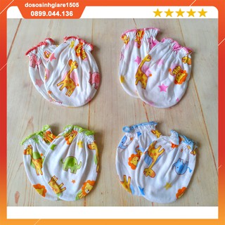 Bao Tay Cổ Chun họa tiết Thái Lan Cho Bé Sơ Sinh dưới 2 tháng (1 đôi)