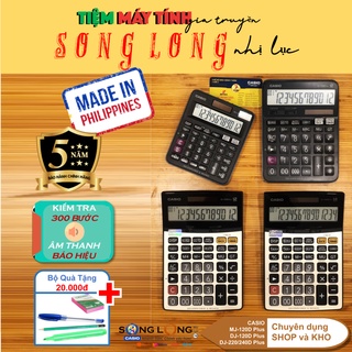 Máy Tính Chuyên Dụng Cho Shop CASIO MJ-120D Plus &amp; DJ-120/220/240D Plus – "300 Bước Kiểm Tra" - Nhập khẩu Phillipines