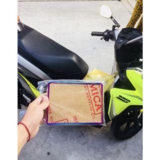 BỘ BIỂN SỐ XE MÁY XI MÀU TITAN - VÀNG CHO MỌI DÙNG XE ( CÓ MICA )