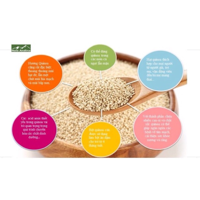 Hạt quinoa hữu cơ 100gr