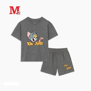 Bộ bé gái mùa hè quần đùi và áo cộc tay in hình Tom &amp; Jerry K0030333 Thời trang M2