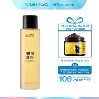 Nước hoa hồng chống lão hóa Nacific Fresh Herb Origin Toner 150ml