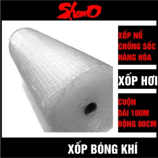[ Cuộn 100m x 80cm ] Xốp chống sốc bóng khí dùng bọc hàng hóa dễ vỡ - Hỗ trợ vận chuyển tránh va đập – Xốp nổ - Xốp hơi