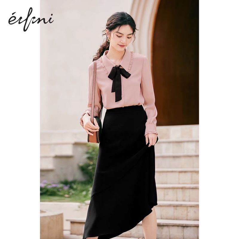 Áo sơ mi buộc nơ Eifini