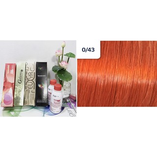 Thuốc nhuộm Tóc Nhuộm Màu Cam Orange 0/43