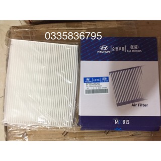 Lọc gió điều hoà Avante 11-15, K3 13-21, Cerato -2016 , Elantra 11-15, Rondo 13-21, Verna mã 97133-2E250