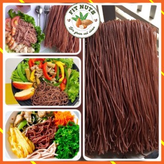 Bún gạo lứt giảm cân - ăn kiêng, thực dưỡng, ăn chay  Gói 500g bún khô, phở, nui, bánh canh gạo lứt  - Fit Nuts