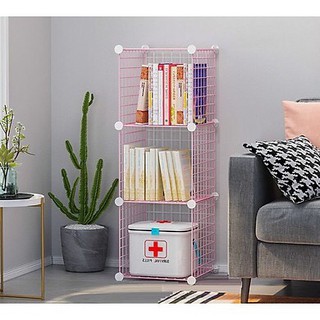 Khung lưới sắt[SALE SỐC] Lắp ghép đa chức năng.Lắp ghép tủ kệ,đựng giá sách,đồ để bàn