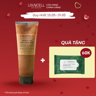 Tẩy da chết Đông Y trắng mịn da Louv Cell Oriental Spa Body Scrub Wash 230 ml