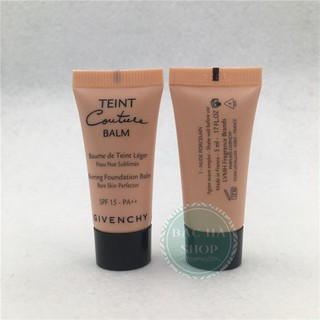 Givenchy Kem Nền Nước Teint Couture Balm SPF 15 PA ++ 5ml #1 Nude Porcelain