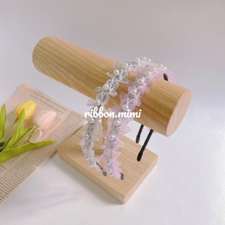 [ Hàng Thiết Kế ] Băng Đô Voan Công Chúa Handmade Ren Voan Cao Cấp Ribbon.mimi