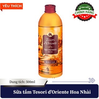 (HÀNG CHÍNH HÃNG) Sữa tắm nước hoa Tesori D'Oriente Hoa Nhài JAVA JASMINE 500ml - MADE IN ITALY