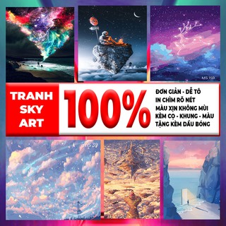 [CÓ SẴN] Tranh Tô Màu Theo Số Licopen - Tổng hợp các mẫu tranh Sky Art