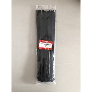 Bộ 80 sợi Dây Rút Nhựa Màu Đen Khóa Siêu Chắc Size 5*300