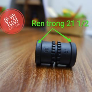 Nối 2 đầu ren trong, (răng trong) 21 1/2 Aquamate Đài Loan