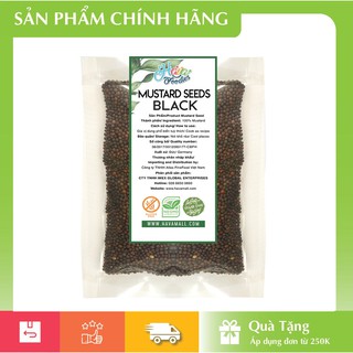 [HÀNG CHÍNH HÃNG] Hạt Mù Tạt Đen Gói 100gr - Black Mustard Seed