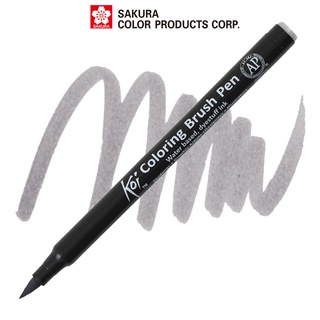 Bút lông màu nước ngòi cọ Sakura Koi Coloring Brush Pen Màu Light Warm Gray