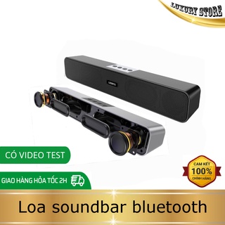 Loa Bluetooh Soundbar âm thanh vòm, pin trâu, nhiều cách kết nối, âm to và chắc E-91D
