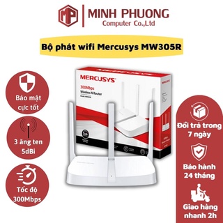 Bộ Phát wifi Mercusys 3 râu MW305R - Hàng chính hãng