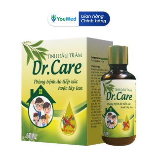 Tinh dầu tràm Dr.CARE 100% tự nhiên, chai 50ml/100ml