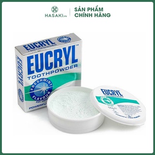 Bột Làm Trắng Răng Hương Bạc Hà EUCRYL Tooth Powder Freshmint 50g - Hasaki - Chính hãng